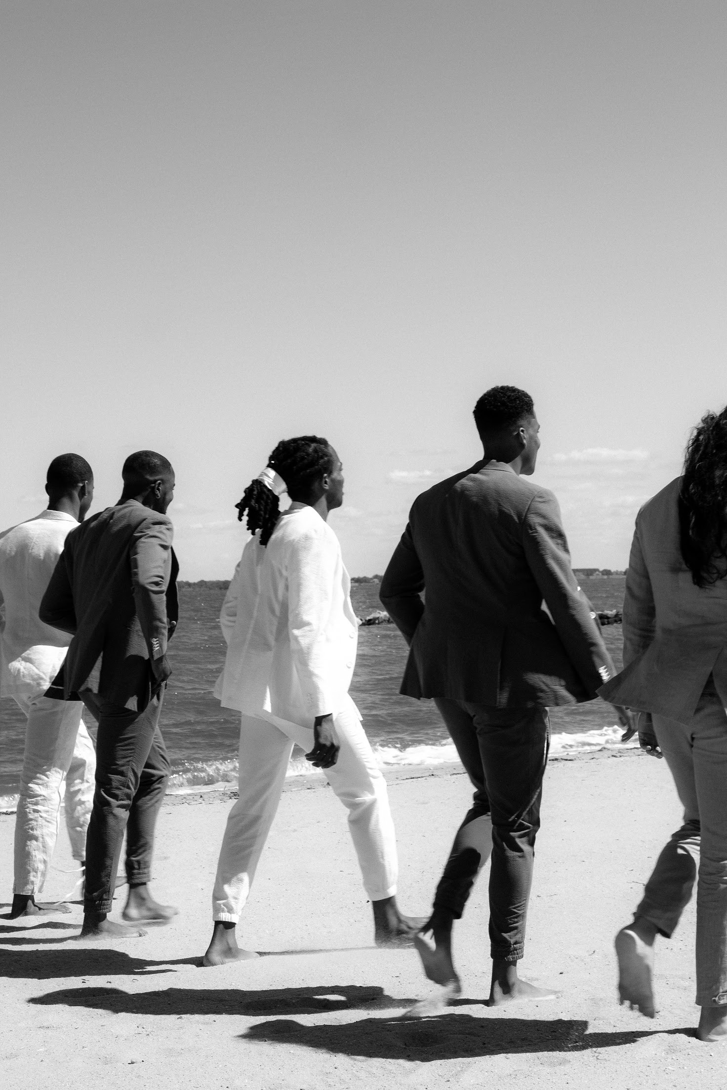Ainsley & Troupe beach walk